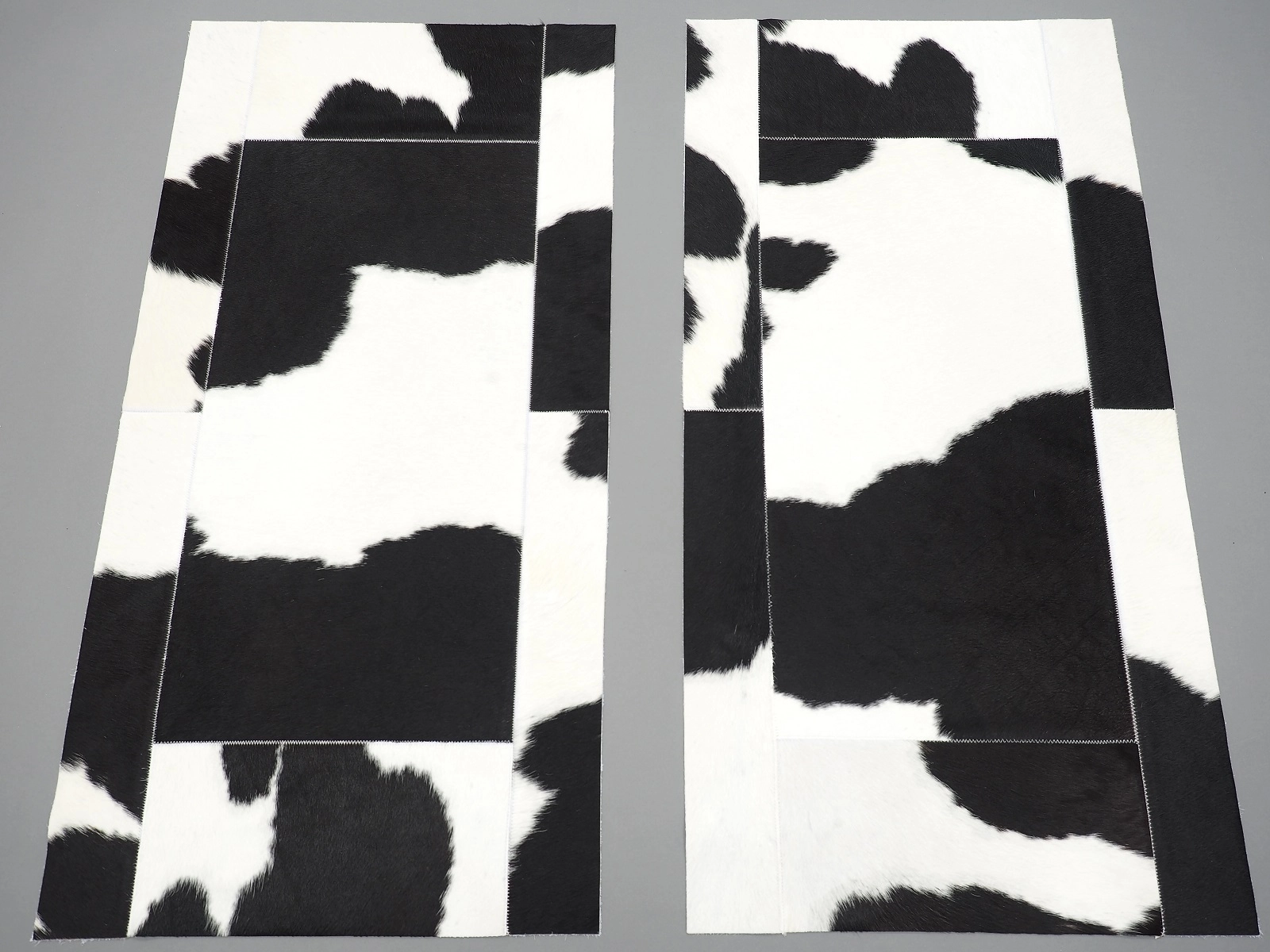 Коврики из шкуры коровы черно-белые на пол 18029 — купить по выгодной цене в интернет-магазине Cowhide