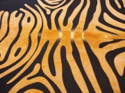 Шкура коровы окрашена оранжевая зебра арт.: 28301 - T653126a950e5d530543014